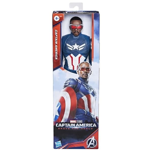 Marvel Studios Captain America Brave New World Titan Hero Series Captain America Figur