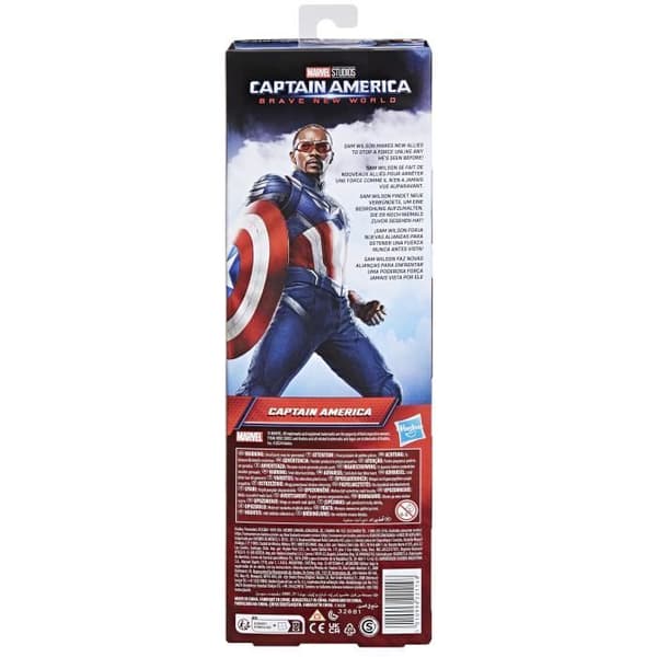 Marvel Studios Captain America Brave New World Titan Hero Series Captain America Figur