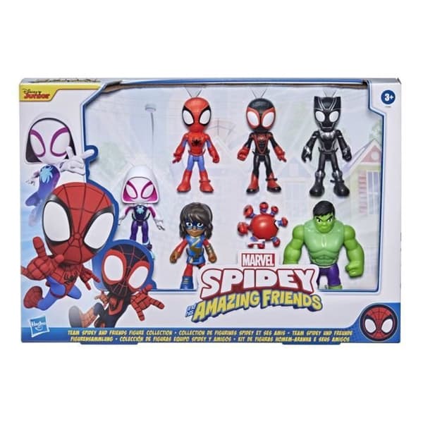 Spidey 7 samlarfigurer, Marvel Spidey och hans fantastiska vänner, 3 år och uppåt