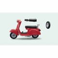 Miniatyrbild 6 av 6: Playset Playmobil Vespa Retro Garage