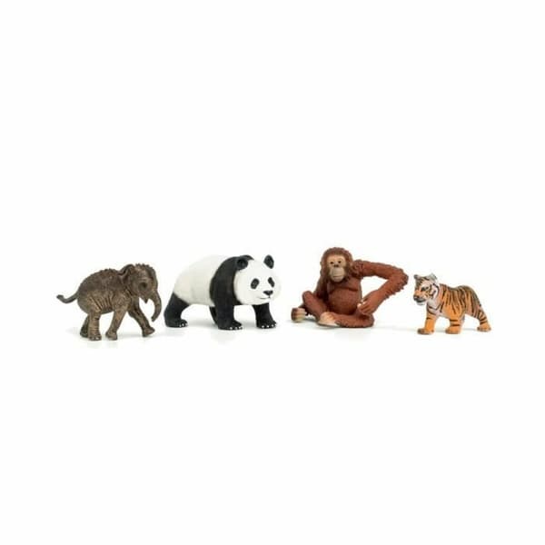 Playset Schleich My First Asian Animals 4 Dele