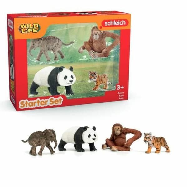 Playset Schleich My First Asian Animals 4 Dele