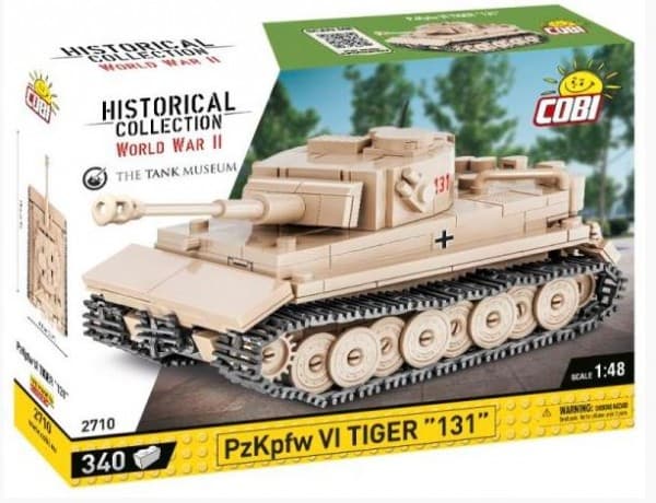 Cobi 2710 Historical Collection WWII Czołg PzKpfw VI Tiger 131 340 klocków