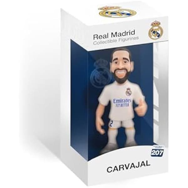 Figurin - MINIX - MN18413 - Carvajal - Real Madrid - 12 cm - PVC - Presentidé
