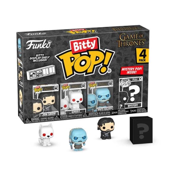 Pack 4 Funko Bitty Pop Game of Thrones Jon Snow Figures