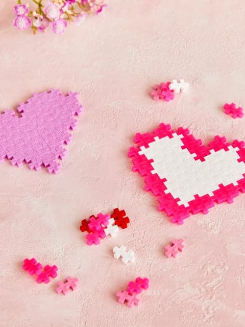 Plus-Plus I Love You färgmix, 240 pcs