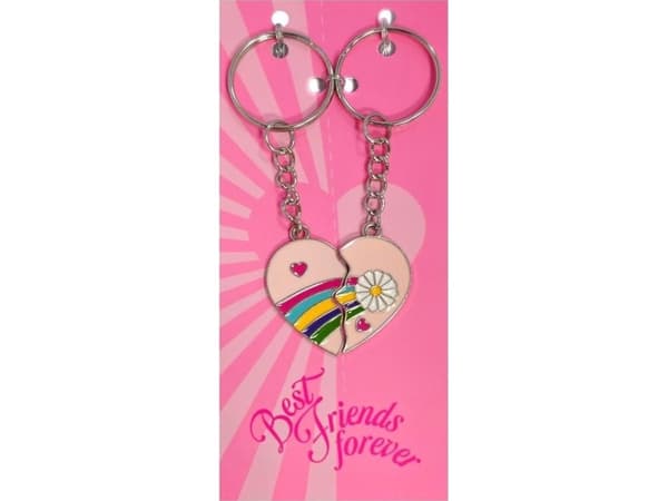 Best friends Rainbow keychain