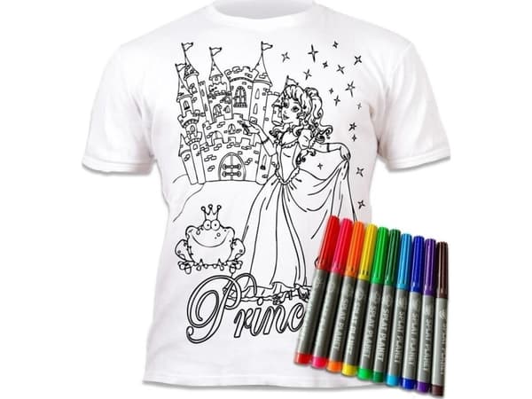 Prinsessa 5-6 t-paita uudelleenvärjätty t-paita
