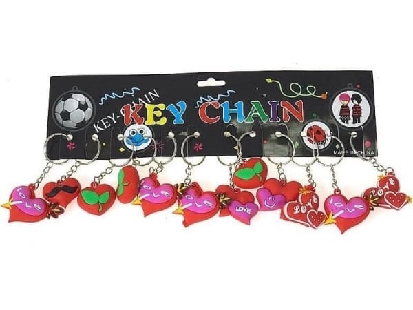 Heart pendant MIX (12pcs)