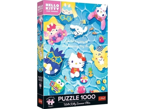 Trefl Pussel Premium Plus Kvalitet Hello Kitty Sommaravslappning 1000 element (12067)