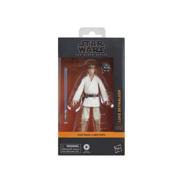 Figur som kan röras - HASBRO - Luke Skywalker - 15 cm - Star Wars - The Black Series
