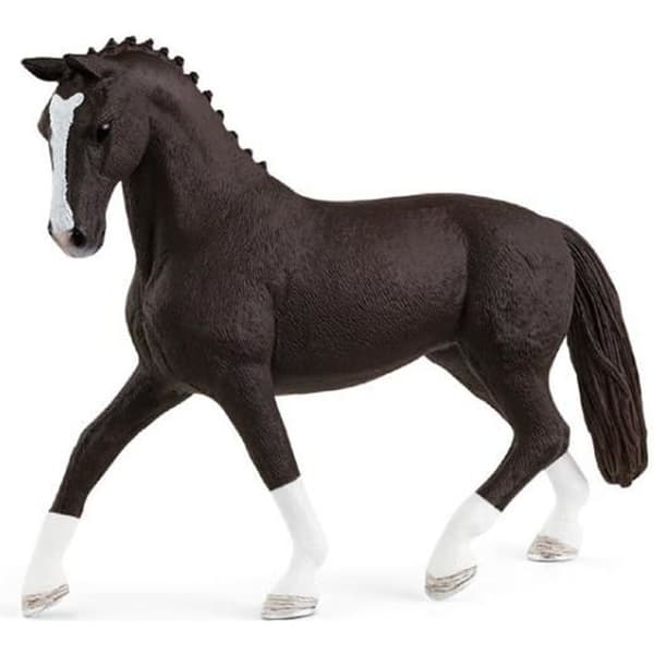 Figurin - Schleich - Nightshade Hannoveransto - Varmblodig ras - Dynamisk pose