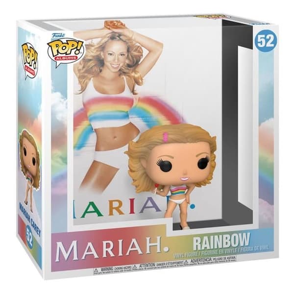 MARIAH CAREY POP! VINYLALBUMS REGNBÅGSFIGURIN 9 CM FUNKO 72562