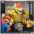 Miniatyrbild 3 av 4: Bowser elektronisk statyett - JAKKS PACIFIC - Mario Movie - 18 cm - spottar röd ånga