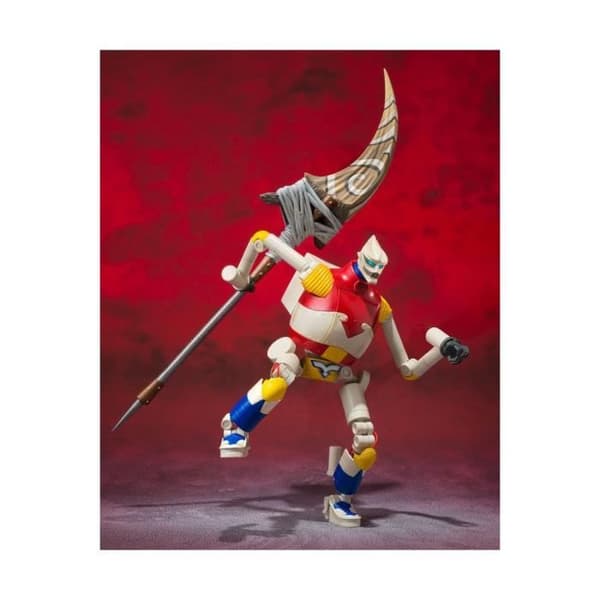 Figurine S.H. MonsterArts Jet Jaguar - Bandai Tamashii Nations - Godzilla Singular Point - Vit - 16 cm