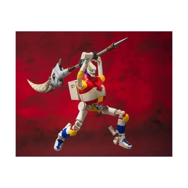 Figurine S.H. MonsterArts Jet Jaguar - Bandai Tamashii Nations - Godzilla Singular Point - Vit - 16 cm