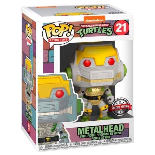 Teenage Mutant Ninja Turtles Metalhead Exklusiv POP-figur - Svart - Funko - 1 figur - Interiör