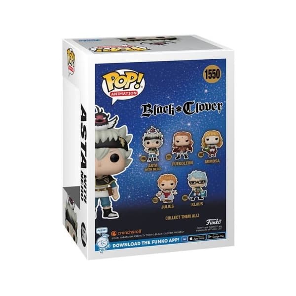 POP! - Funko - Svart klöver - Asta m/Nero - 9 cm - Hög kvalitet
