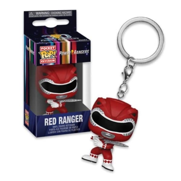 Porte-nycklar Funko Pop! - Power Rangers 30-årsjubileum - Röd Ranger
