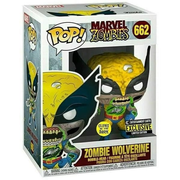 Figur - FUNKO - Marvel Zombies - Wolverine(GW) Exclusive - 9 cm - Vinyl - Blandad