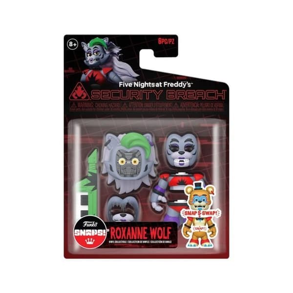Snap Glamrock Roxanna statyett 9 cm - FUNKO - Five Nights at Freddy's - Pop! - Vuxen - Blandat - Inomhus