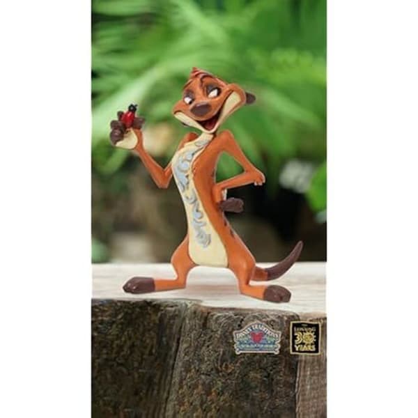 Mini-figur är - ENESCO - Le Roi Lion - Timon - Multicolor - 6011936 - Disney Traditions