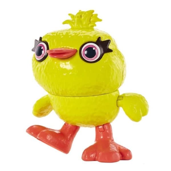 Toy Story Disney Pixar 4 Ducky actionfigur, trogen filmstorlek, ställbar, återskapa filmscener, leksak