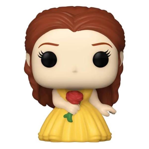 Figurer - Disney - Prinsessa Belle - Paket med 4 - 2.5cm - Rosa - Vuxen - Mixat