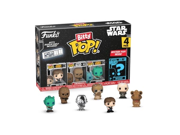 Figurka Funko Pop star wars bitty funko pop 4 pack 2.5cm han solo chewbacca greedo