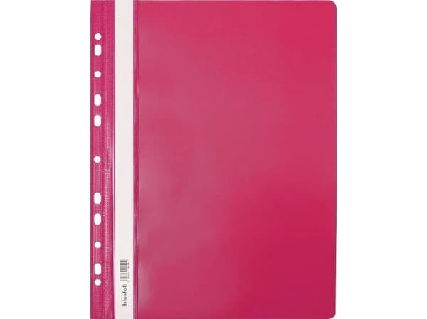 Biurfol mappe A4 hard clip-in BIURFOL rosa (10stk) SH-01-10