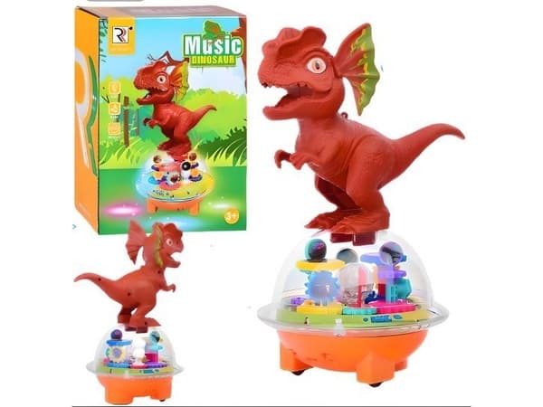DINOSAURIE INTERAKTIV SPELDOSA MED FLYGANDE TEFAT LJUS- OCH LJUDEFFEKTER