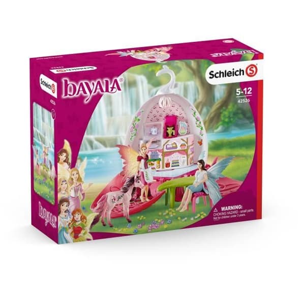 SCHLEICH box set - Café des elves - bayala® - Interiör - Rosa - Feya och Eyela - 5 år och över