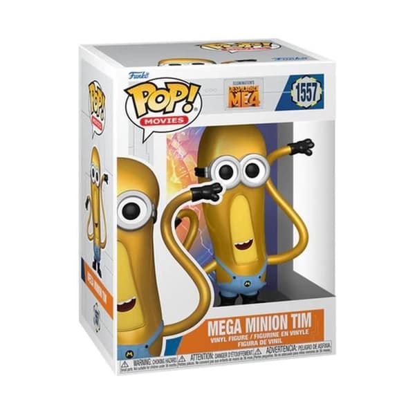 Figur - FUNKO - POP Filmer N° 1557 - Super Tim - Minions - Despicable Me 4 - Flerfärgad
