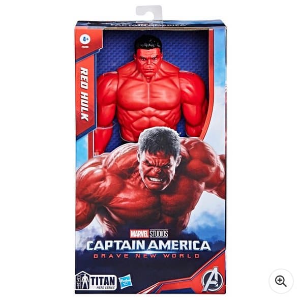 Marvel Captain America: Brave New World Titan Hero Series Action Figure Red Hulk 30cm