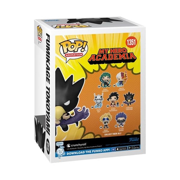 Figurine - Funko - Tokoyami Fumikage - My Hero Academia - Grå - Pop ! - Barn