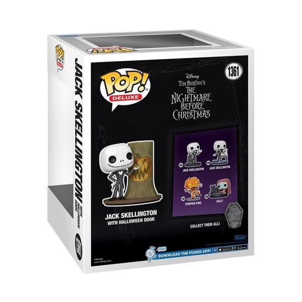 Figurine POP! - FUNKO - Jack m/H.Town Dörr - 9 cm - L'underliga julen av Mr. Jack - Samling