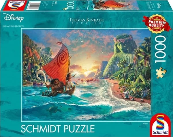 Palapeli 1000 palaa Kinkade Disney Vaiana Mona Kinkade Disney Vaiana Mona