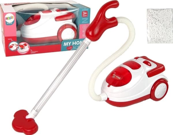 LeanToys Dammsugare Röd Vitvaror för barn Styrofoamkulor