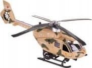 Metal pull back helicopter with light and sound