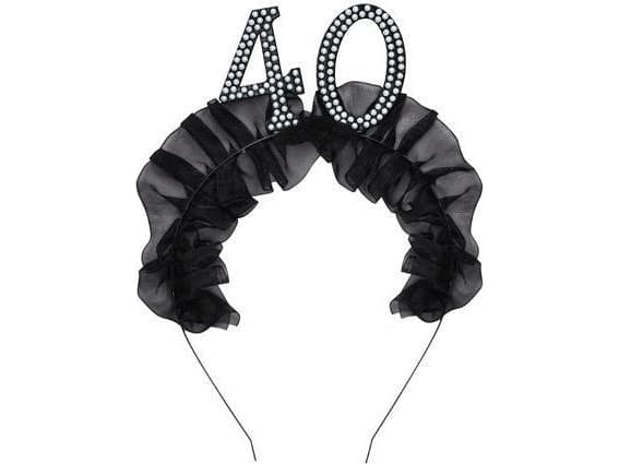 Pannebånd 40 med veggfeste og perler