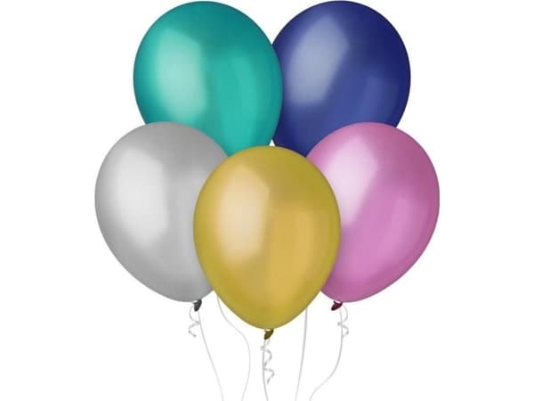 Decomex metallic Assorted 100pcs balloons