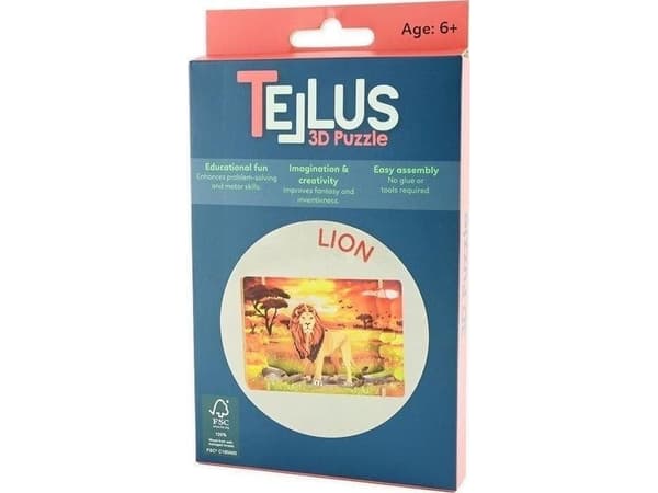 3D-taittuva puinen teatteri - Lion