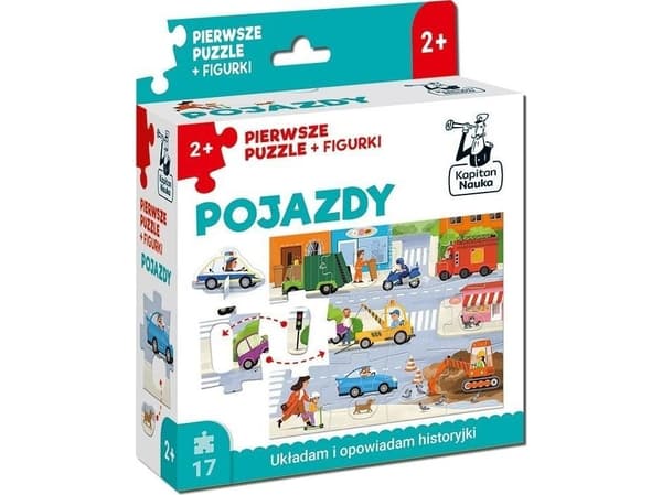 Vehicles - First puzzles + figures. captain science