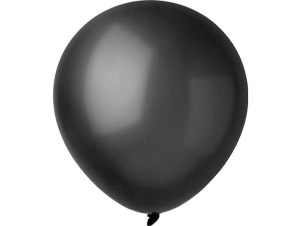 Decomex metallic Black 100pcs balloons