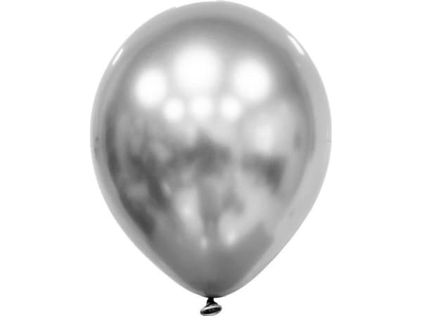 Decomex glans Sølv 100 stk ballonger