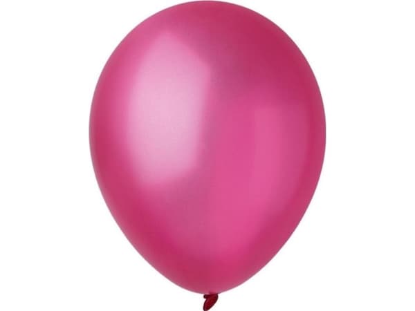 Decomex metalliske Fuchsia ballonger 100 stk