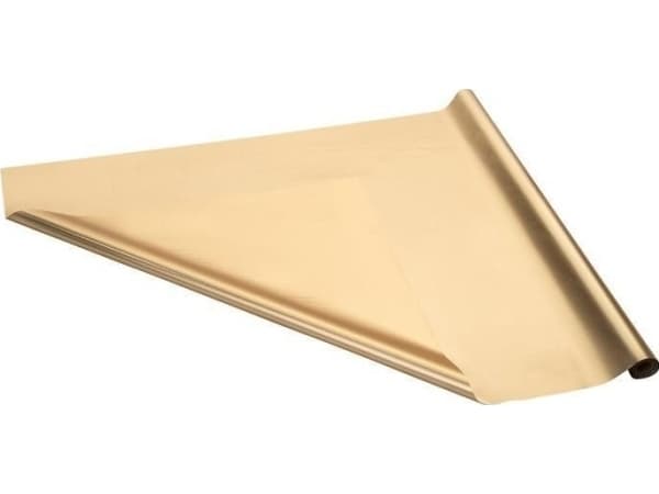 Dekorativ folie i guld satin 0,8x25M