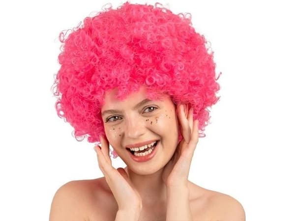 Afro-farget parykk