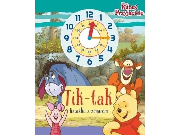Tic-tac-toe - Kirja, jossa on kello - Disney Winnie the Pooh and... EDUKAMP