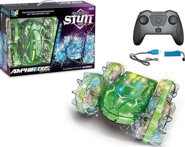 R/C tipping car with glowing wheels USB MIX